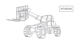 Телескопический погрузчик XCMG XT4514K