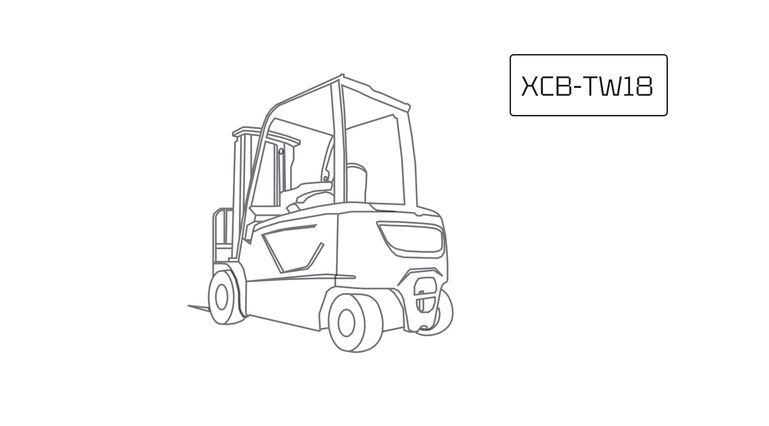 Вилочный погрузчик XCMG XCB-TW18