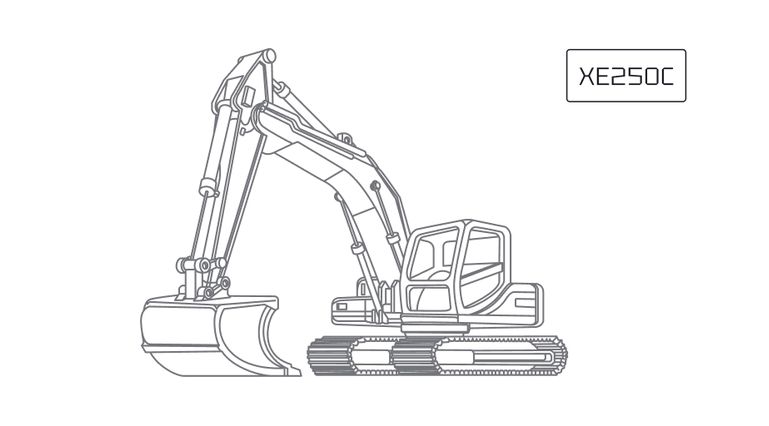 Экскаватор XCMG XE250C Экскаватор XCMG XE250C